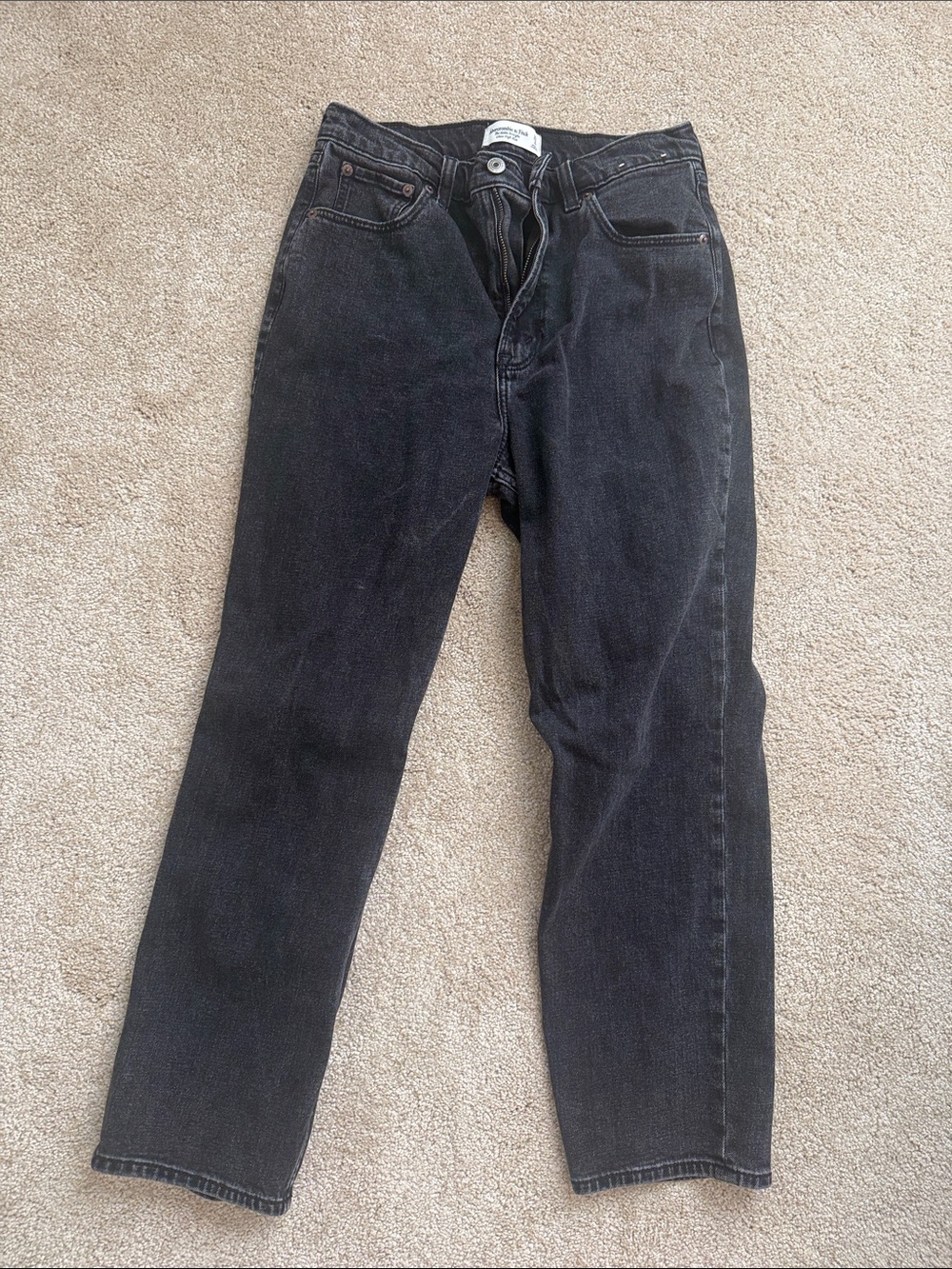 Abercrombie & Fitch Women’s Black Straight Jeans